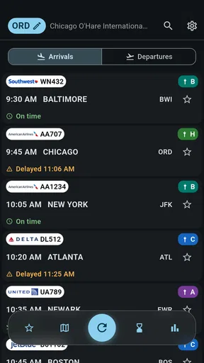Chicago O'Hare ORD screenshot