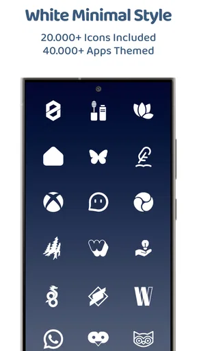 White Moonlight Icon Pack screenshot
