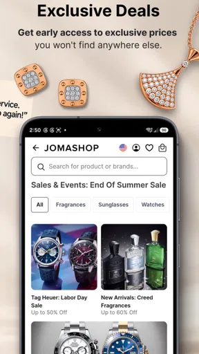Jomashop - Shop Luxury Fashion screenshot