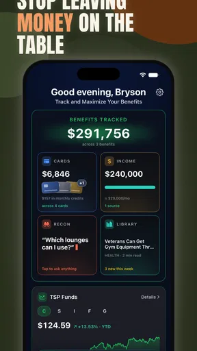 Military Benefits App screenshot
