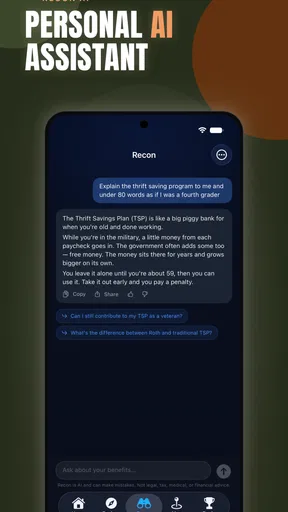 Military Benefits App screenshot