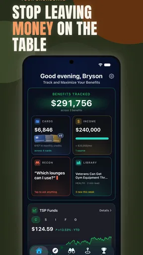Military Benefits App screenshot