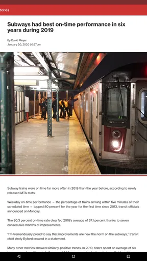 New York Post for Tablet screenshot