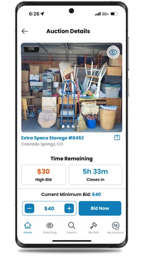 StorageTreasures Auction App screenshot