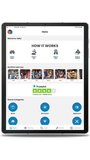 StorageTreasures Auction App screenshot