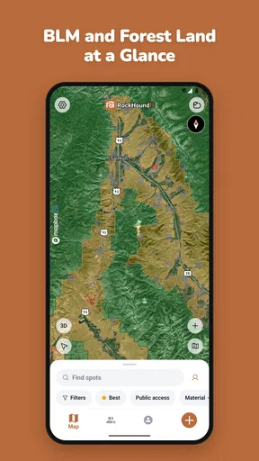 RockHoundR: Rockhounding Map screenshot