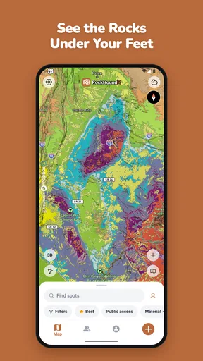 RockHoundR: Rockhounding Map screenshot