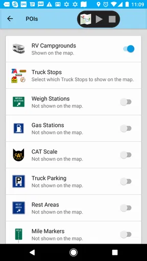 SmartRVRoute 2 RV Navigation screenshot