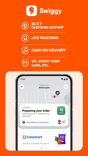 Swiggy: Food Instamart Dineout screenshot