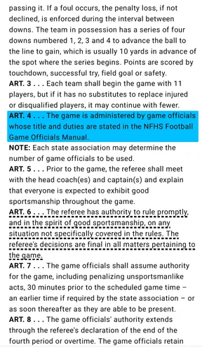 NFHS Digital screenshot