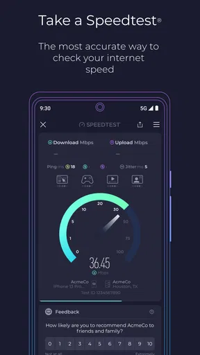 Speedtest von Ookla screenshot