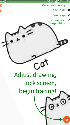 Tracer!  Lightbox tracing app screenshot