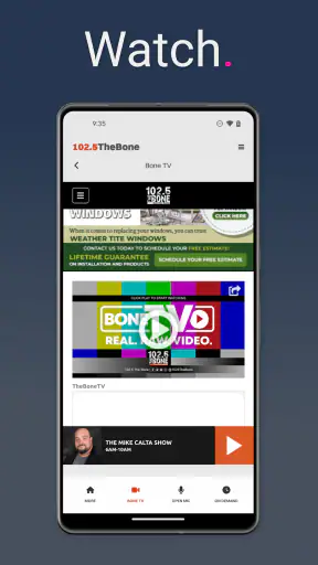 102.5 The Bone: Real Raw Radio screenshot