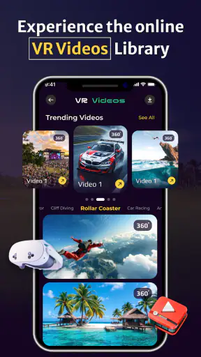 360 Video 3D VR Media Player screenshot