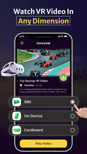 360 Video 3D VR Media Player screenshot