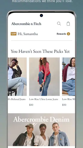 Abercrombie & Fitch screenshot