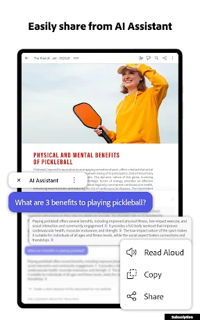 Adobe Acrobat Reader: Edit PDF screenshot