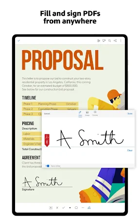 Adobe Acrobat Reader: Edit PDF screenshot