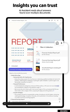 Adobe Acrobat Reader: Edit PDF screenshot