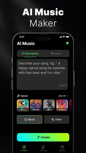 AI Cover&Music Maker · Bach AI screenshot