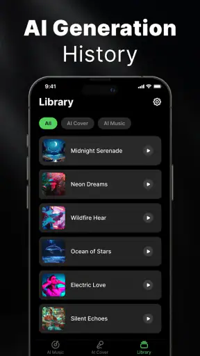 AI Cover&Music Maker · Bach AI screenshot