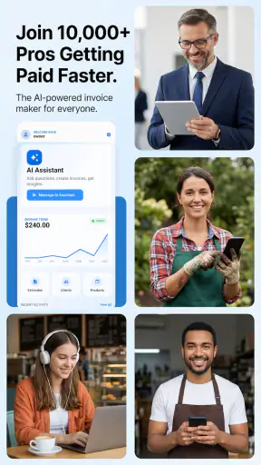 AI Invoice & Estimate Maker screenshot