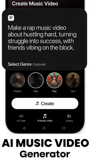AI Music Video Maker - Rap AI screenshot