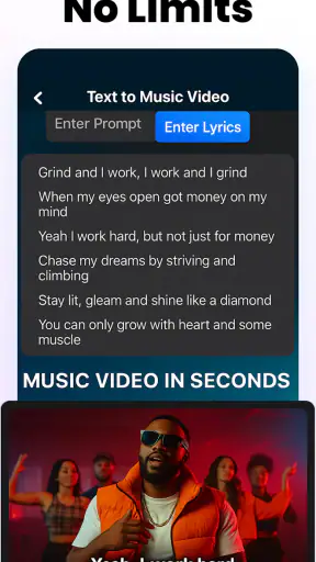 AI Music Video Maker - Rap AI screenshot