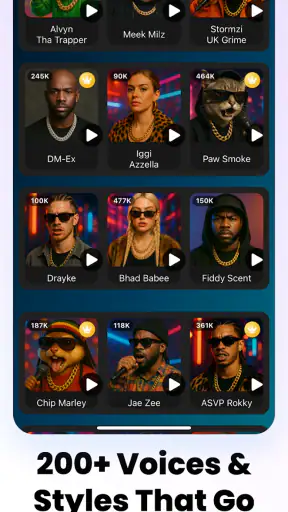 AI Music Video Maker - Rap AI screenshot