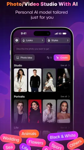 AI Photo Generator - ReCrea screenshot