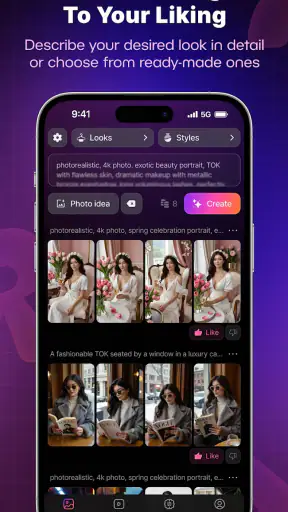 AI Photo Generator - ReCrea screenshot