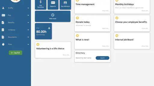 AllianceHCM MyPay screenshot