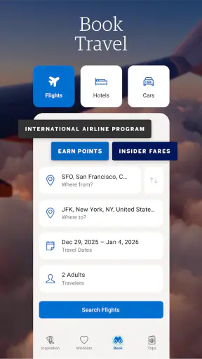 Amex Travel screenshot
