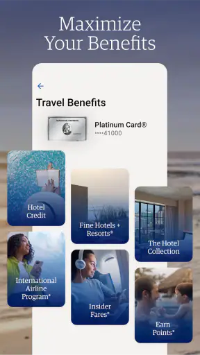 Amex Travel screenshot