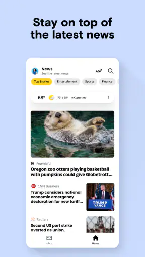 AOL: Email News Weather screenshot