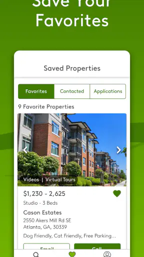Apartments.com Rental Search screenshot