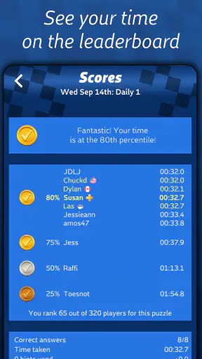 Astraware Acrostic screenshot