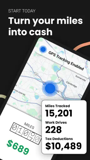 Automatic Mileage Tracker App screenshot