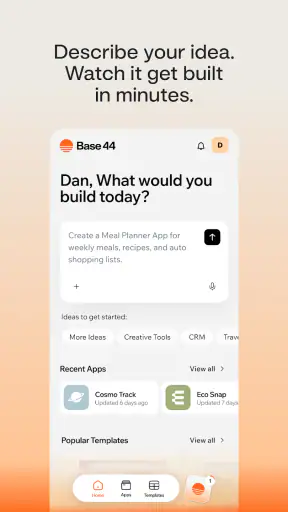Base44: Build Apps with AI screenshot