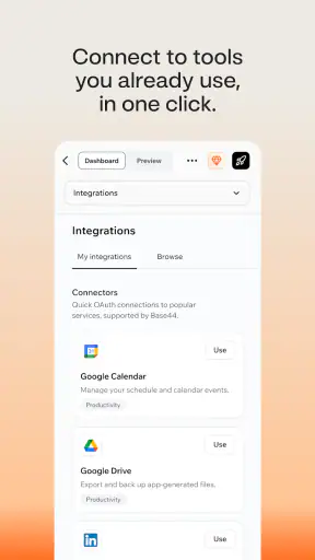 Base44: Build Apps with AI screenshot
