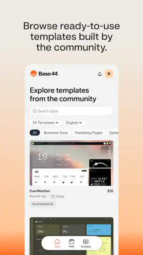 Base44: Build Apps with AI screenshot