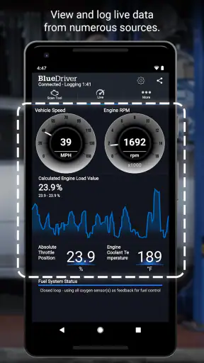 BlueDriver OBD2 Scan Tool screenshot