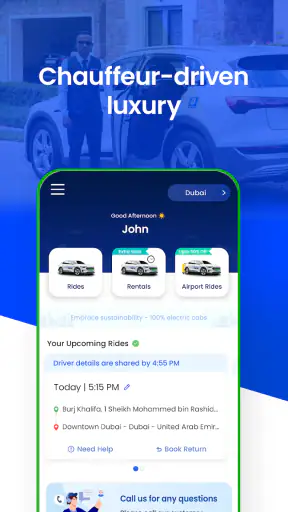 BluSmart:Premium Cabs in Dubai screenshot