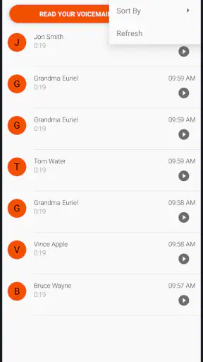 Boost Visual Voicemail screenshot