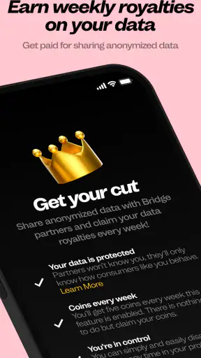 Bridge: Debit Card Rewards screenshot
