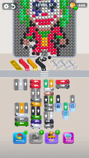 Bubble Bus: Parking Jam Puzzle screenshot