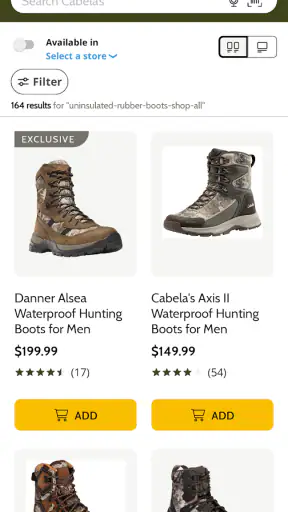 Cabela's screenshot