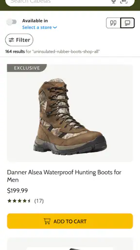Cabela's screenshot