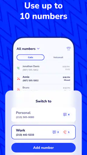 Caddy - Second Phone Number screenshot