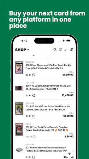Card Ladder screenshot